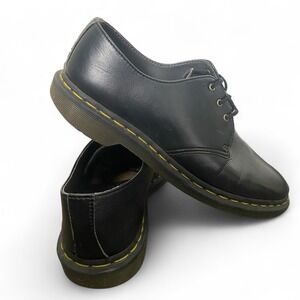 Dr Martens 1461 3 Eye Black Oxford Shoes Mens Sz 9M *Read
